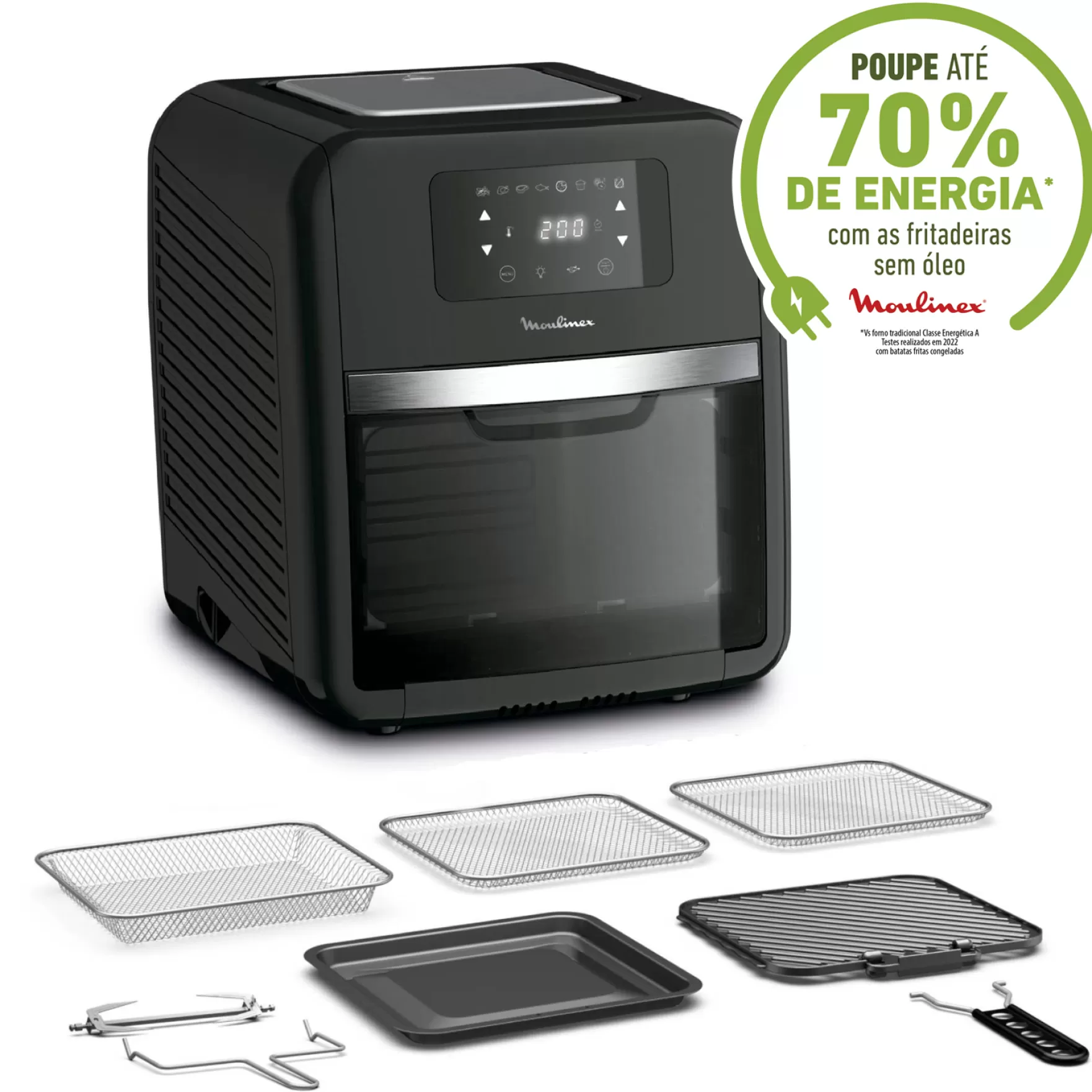 Moulinex Fritadeiras Sem Óleo*EASY FRY 9 EM 1 FORNO E GRILL