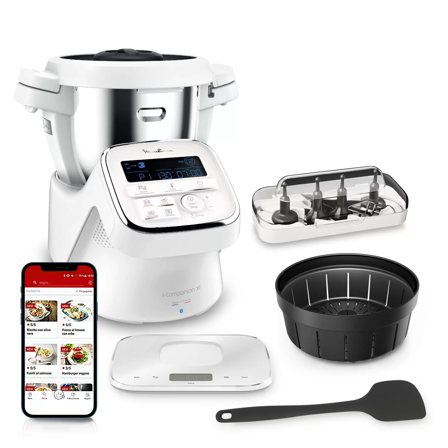 Moulinex Outros Robots De Cozinha Multifunções | Companion*I-Companion + Acessório De Balança Conectada